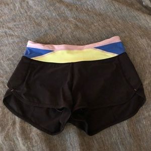 LULULEMON speed shorts. Size 2